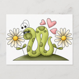 Inchworm Postkarte