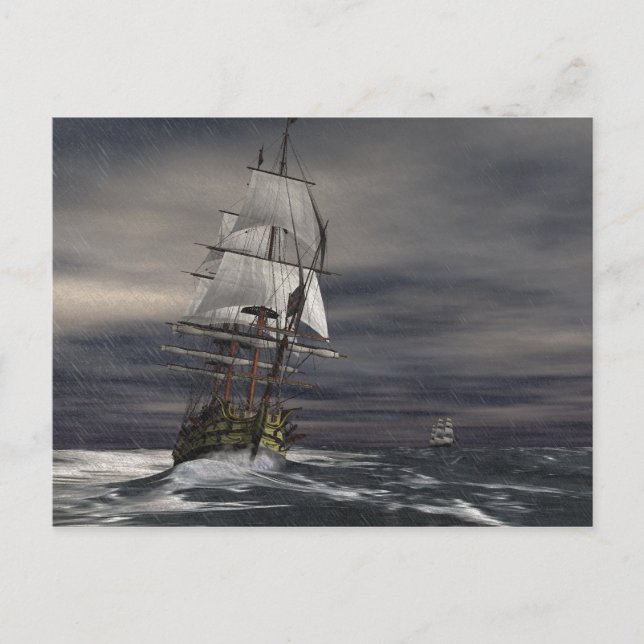 Inclement Weather Postkarte (Vorderseite)