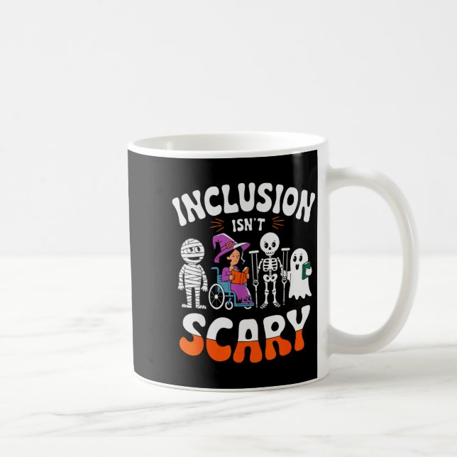 Inclusion Isn't Y Sped Halloween Special Education Kaffeetasse (Rechts)