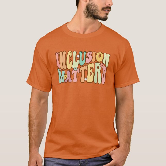 Inclusion Matters Special Education Autism Awarene T-Shirt (Vorderseite)