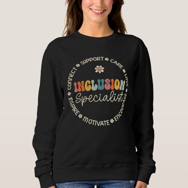 Inclusion Specialist Appreciation Week Back to Sch Sweatshirt (Vorderseite)