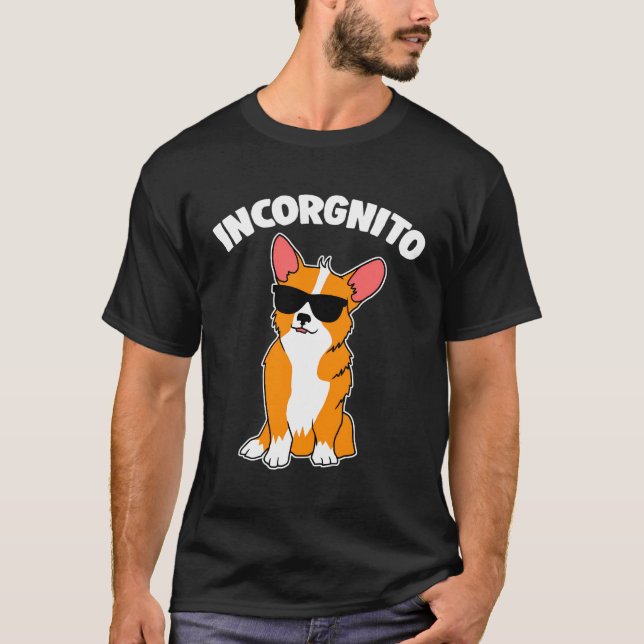 Incognito Corgi T-Shirt (Vorderseite)