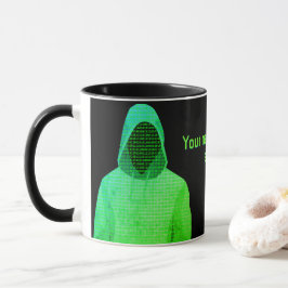 Incognito Cyber Hacker Computer Crime - eigener Sl Tasse