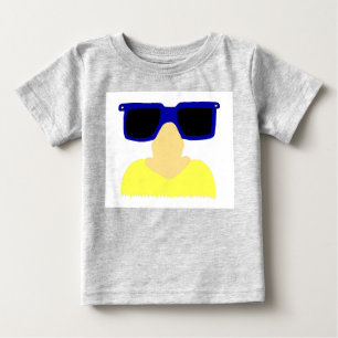 Incognito Mustache & Glasses Baby Bio Strampler