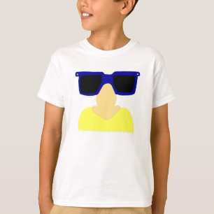 Incognito Mustache & Glasses Kids Basic T - Shirt