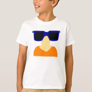 Incognito Mustache & Glasses Kids Basic T - Shirt