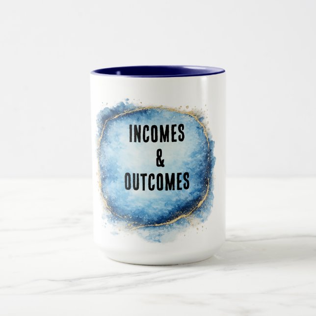 INCOMES & OUCTOMES MUG TASSE (Zentrum)
