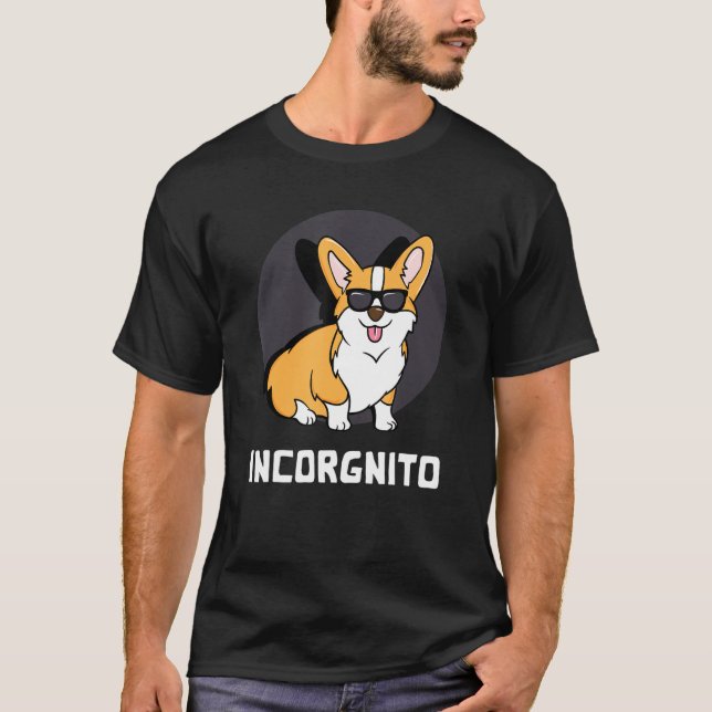 Incorgnito Corgi T-Shirt (Vorderseite)