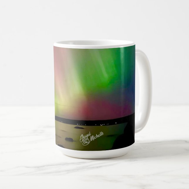 Incredible Aurora Borealis Northern Lights Mug Kaffeetasse (VorderseiteRechts)