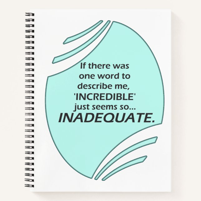 Incredible is inaccurate notizbuch (Vorderseite)