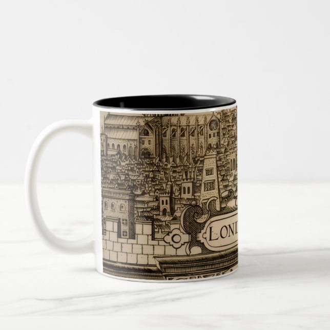 Incredible Vintage style London mug Zweifarbige Tasse (Links)