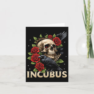 Incubus Crow Links Skull Blume Halloween Kostüm 2 Karte