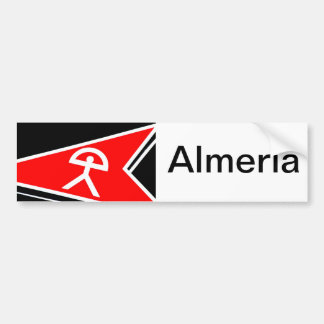 Indalo Mann von Almeria-Region von Spanien Autoaufkleber