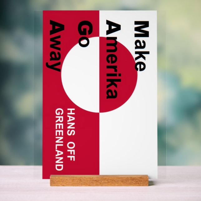 Independant Greenland Acrylschild (Neutral)