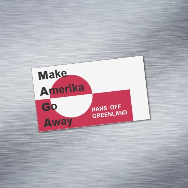 Independant Greenland Magnetische Visitenkarte (Beispiel)