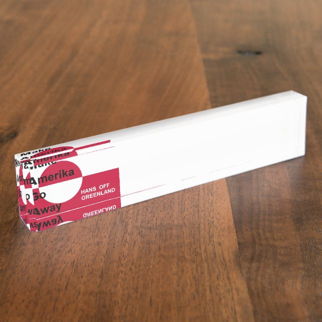 Independant Greenland Namensplakette (Seite)