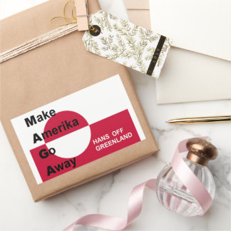 Independant Greenland Rechteckiger Aufkleber