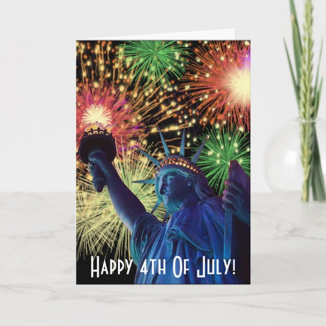 Independence Day 4th of July Card Karte (Vorderseite)