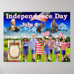 Independence Day july 4 4th of july fourth of july Poster