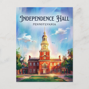 Independence Hall Pennsylvania Postkarte
