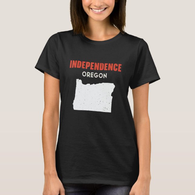 Independence Oregon USA State America Travel Orego T-Shirt (Vorderseite)