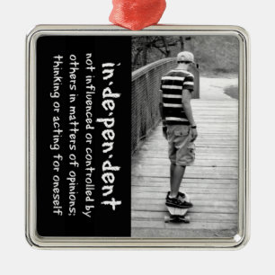 Independence Silbernes Ornament