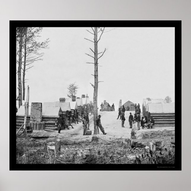 Independent Cavalry Company in Oneida, NY 1865 Poster (Vorne)