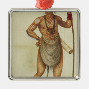 Inder in der Körper-Farbe Ornament Aus Metall