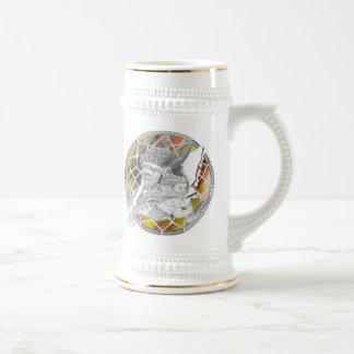 Inder mit Baby Bierglas