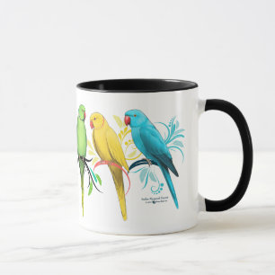 Inder Ringneck Papageien Tasse