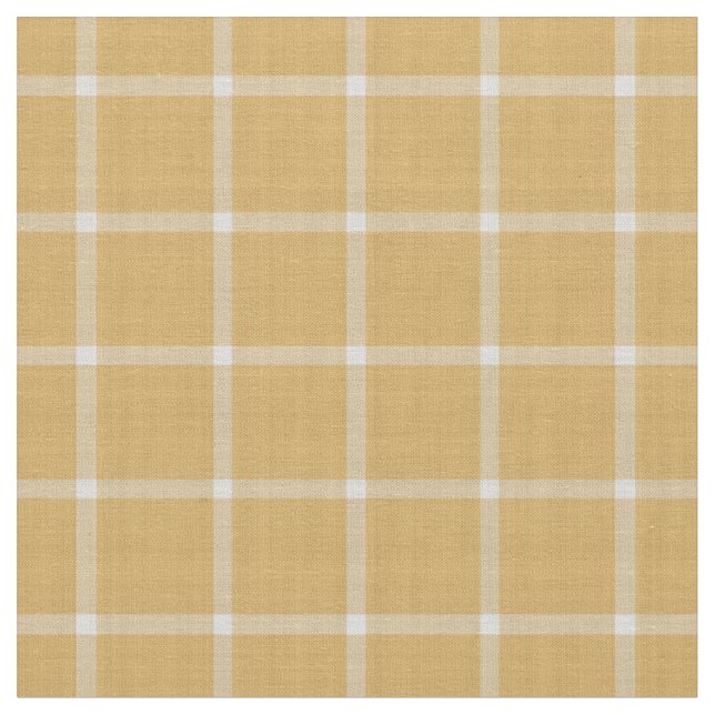 Indergelb Fensterpaneel Gingham Stoff (Nahaufnahme)