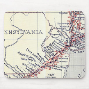 Index für die Teller in der Erhebung der Straßen Mousepad