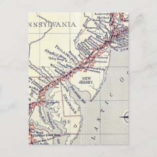 Index für die Teller in der Erhebung der Straßen Postkarte