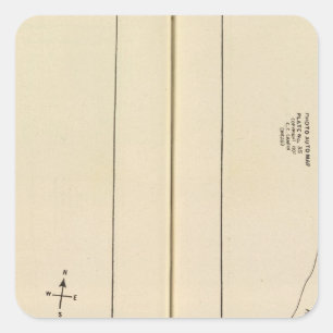 Index-KarteWestchester-Landkreis New York Quadratischer Aufkleber