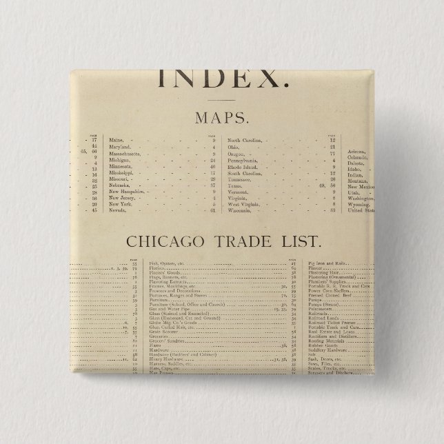 Index Neue kommerzielle Atlas Button (Vorderseite)