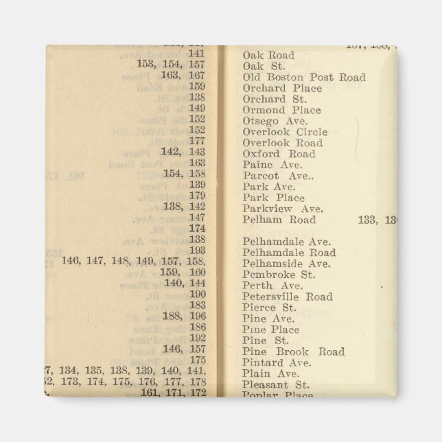 Index New Rochelle Magnet (Vorne)