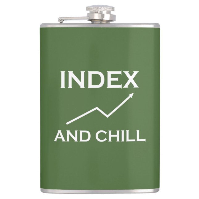 Index und Kälte Flachmann (Vorderseite)