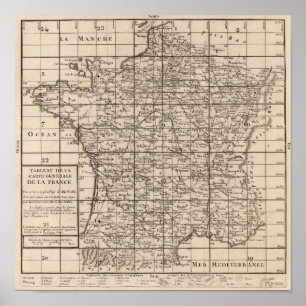 Index von Frankreich Poster