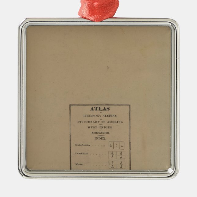 Index zu Atlas Silbernes Ornament (Vorne)