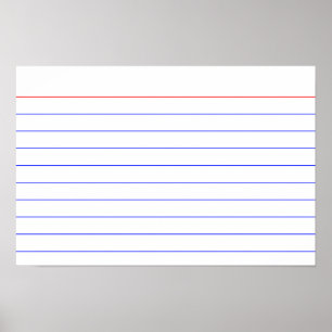 Indexkarte Poster