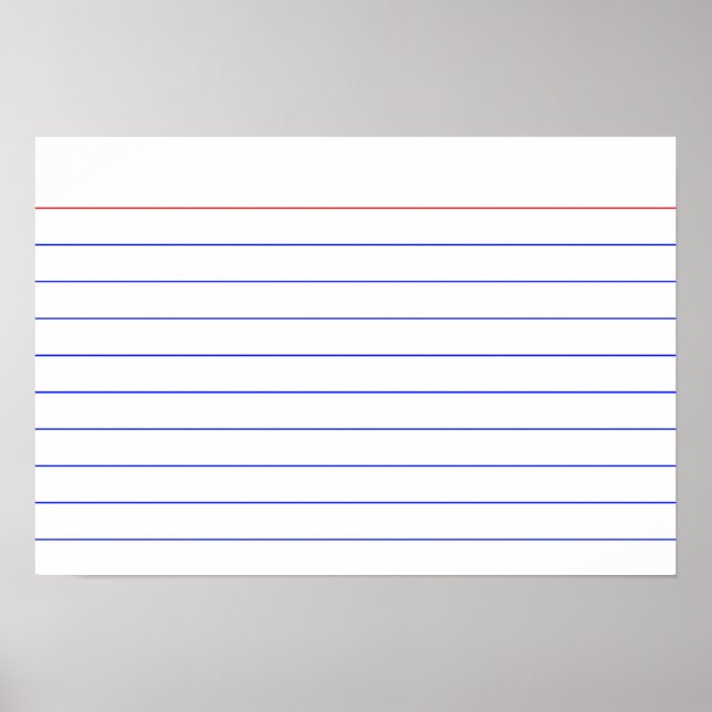 Indexkarte Poster (Vorne)