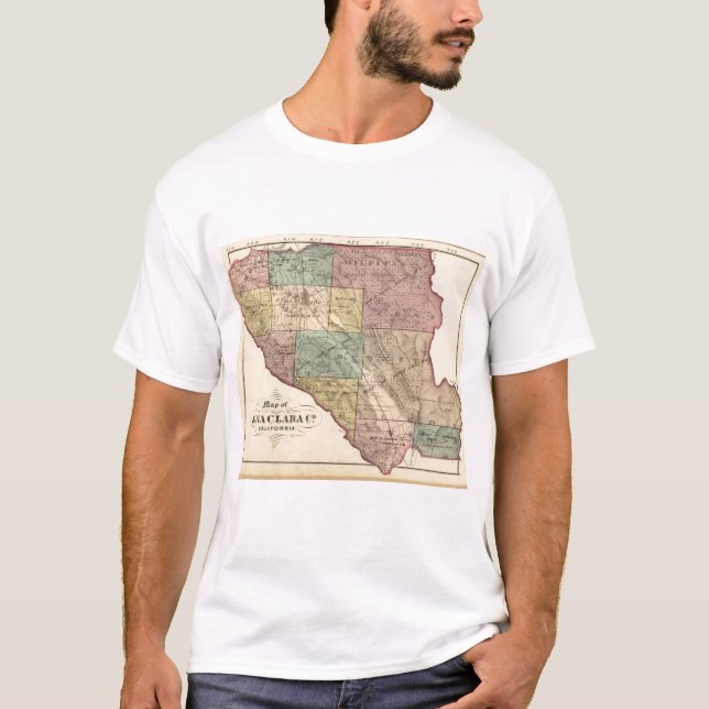 Indexkarte Santa Claras Co T-Shirt (Vorderseite)