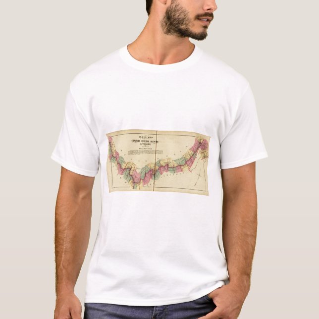 Indexkarte zum Atlas des oberen Ohios T-Shirt (Vorderseite)