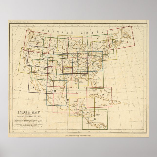 Indexübersicht Erläuterung der im Atlas verwendete Poster (Vorne)