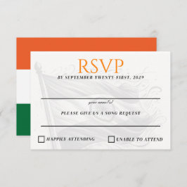 India Couple RSVP Karte