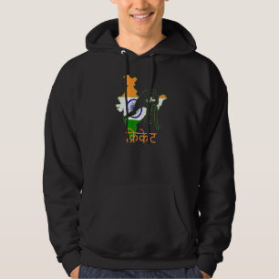India Cricket Player Indische Flagge Punjabis Indi Hoodie