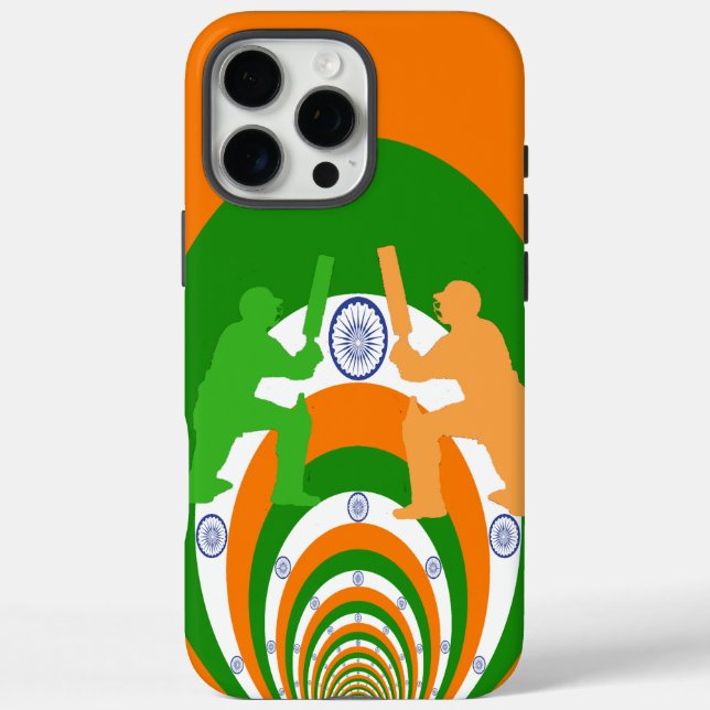 India Cricket Spirit Abstract Design Case-Mate iPhone Hülle (Rückseite)