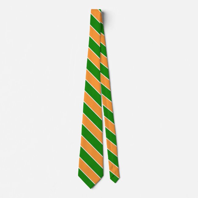 India Flag Colors Elegant Krawatte (Vorderseite)