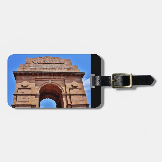India Gate Gepäckanhänger (Vorderseite horizontal)