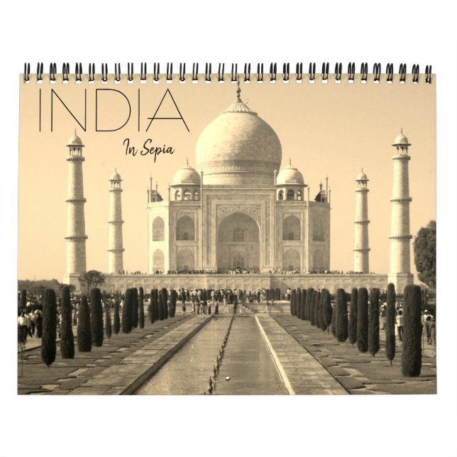 India im Sepia 2026 Kalender (Titelbild)